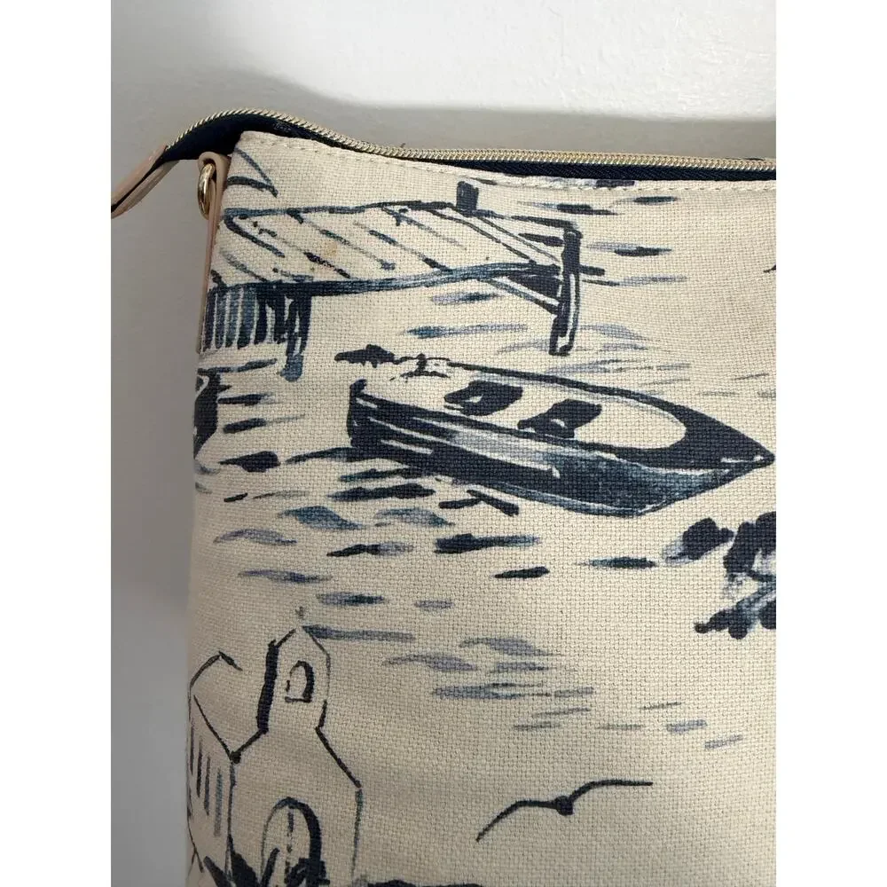 Spartina 449 Seascape Voyager Duffle Bag NWT Retired Print